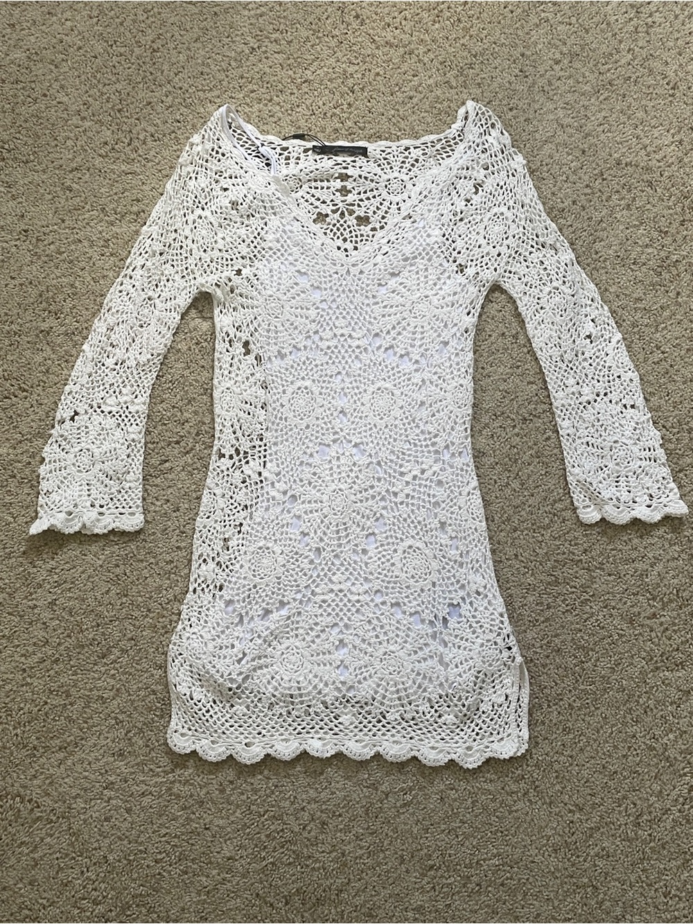 NWT Cottn Crochet Knit Dress